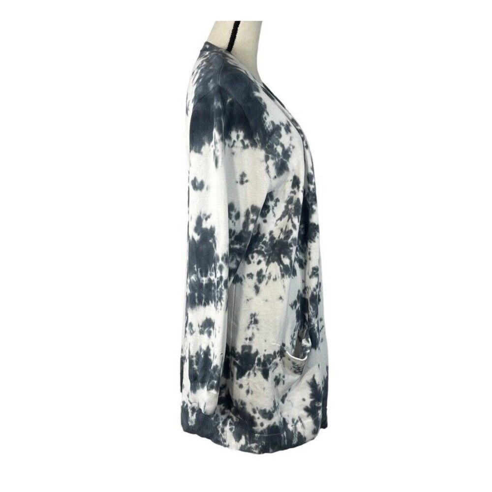 Style & Co 0X-Large Long Cardigan Open Front Long Sleeve Pocket Stretch Tie-Dye - Picture 5 of 10